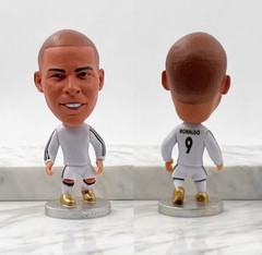 Ronaldo Nazario Figure Real Madrid Brazil Toy Soccer 6.5cm Football Collectible