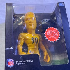 NFL GameChangers T.J. Watt Figure Steelers 6″ Gold NEW Limited Edition Variant