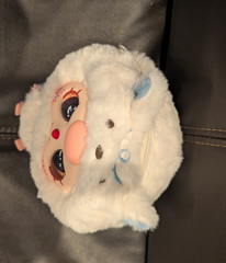 Baby Three Cats And Dog Series “Big Head Baby” Zipper Bag Plush Collectable