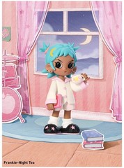 POP MART x Lil Peach Riot Sleepover Series Frankie-Night Tea Confirmed Figure