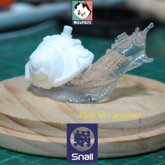 MIZ&PIG23 STUDIO Mechanical Snail Unpainted Model Without Platform In Stock