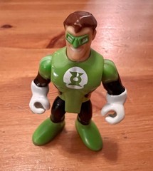 Green Lantern DC Comics Superheroes Action Figure 2010 imaginext RARE toy