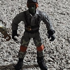 2 Chap Mei G.I. JOE Figures Pilot & Soldier Action Figures No Accessories