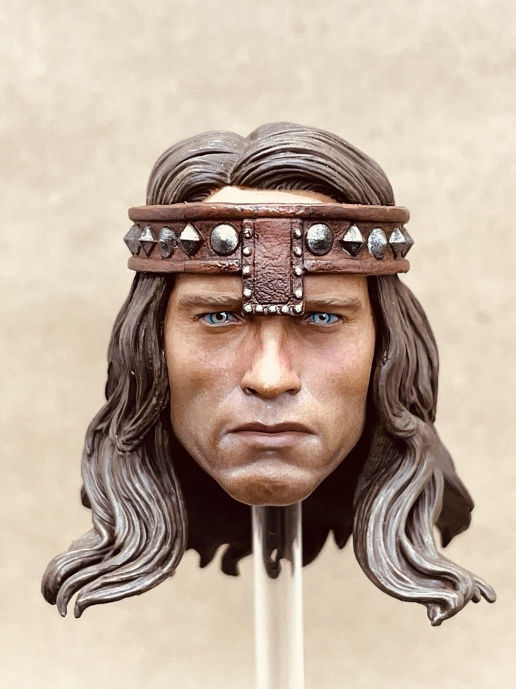 1/6 Kaustic Plastik 12″ figure MasterClass Conan Head by Inigo Gil Dario Barbera