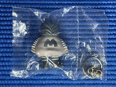 Ron English Mc Supersized Keychain Monochrome