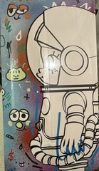 Pop Mart Mega Space Molly 400% Jon Burgerman Space Cads Puff