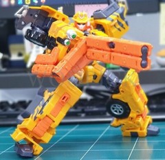 Metal Cardbot S Season2 BLUE COP TRINITY + GLOBER Set Transformer Robot Toy 2024