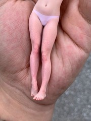1/16 1/18 Painted Standing Tattooed Beauty Miniature Sculpture Scene Props
