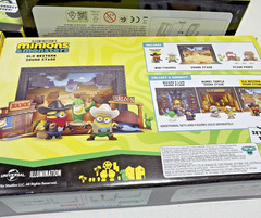 Illumination Minions Monsters Sound Stage Playsets & Mini Fart Blaster Lot of 4