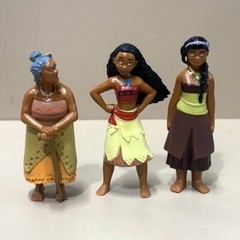 10pcs Disney Moana Maui Heyhey Pua Coconuts Playset Animated Figures Cake Tooper