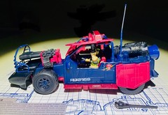 G.I. Joe 1986 Thunder Machine, Thrasher, Blueprint, File Card, 100% COMPLETE WOW
