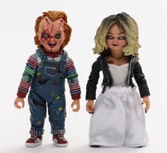 NECA Bride Of Chucky Ultimate Chucky & Tiffany 4″ Action Figure 2 Pack New