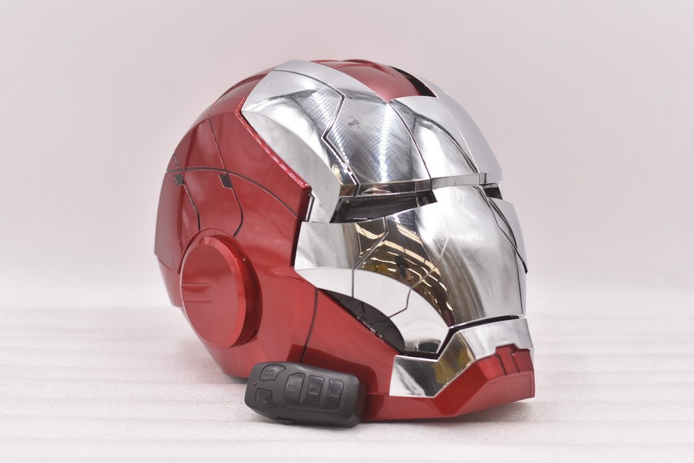 Autoking Iron Man MK5 Helmet Electronic Voice Activated Wearable – SIlver