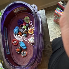Beyblade Arena With Beyblades