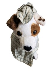 Vintage Wishbone Dog Plush 12″ PBS Jack Russell Terrier w/ Hat Cape Costume 1996