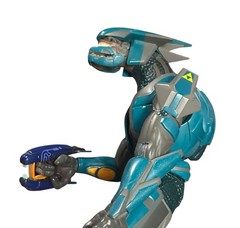 HALO JOYRIDE BLUE/TEAL ELITE ACTION FIGURE W/ WEAPON BLUE VIDEO GAMES TOYS
