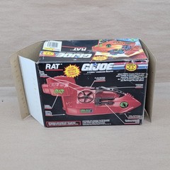 Vintage Hasbro 1991 G.I. Joe COBRA Rat Hovercraft Vehicle GI Joe Original Box