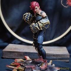 1/8 League of Legends Vi 21cm Action Figure Model Painted Resin Model Handmade