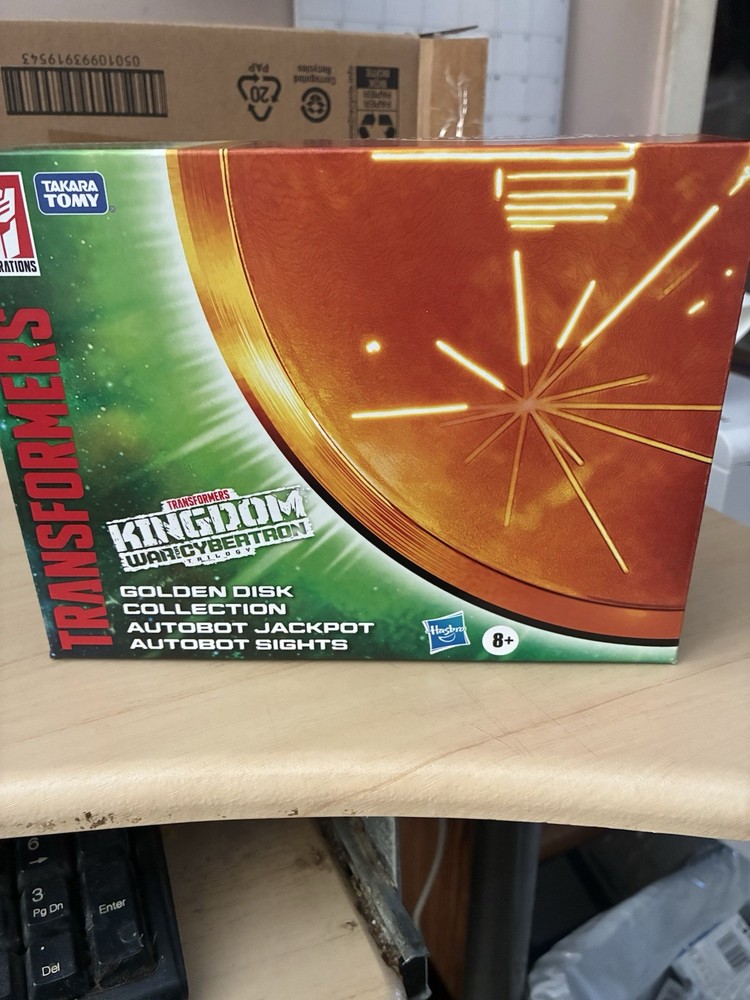 TRANSFORMERS Kingdom War For Cybertron JACKPOT & SIGHTS Golden Disk NEW / SEALED