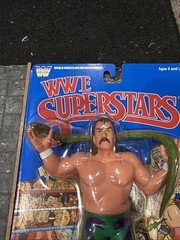WWE Superstars LJN Series 3 Jake The Snake Roberts Blue Card Mattel NEW
