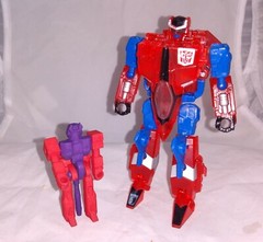 Custom Transformers Targetmaster Nexus Prime RoGunner for Club Heatwave New