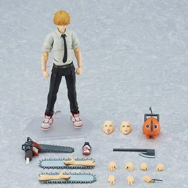 17cm Figma Chainsaw Man Denji 586 PVC Articulated Action Figure Collectible Toy