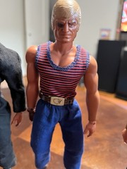 Big Jim Mattel Wolfpack The Whip Torpedo Fist Dr Steel Warpath PACK 4 Figures
