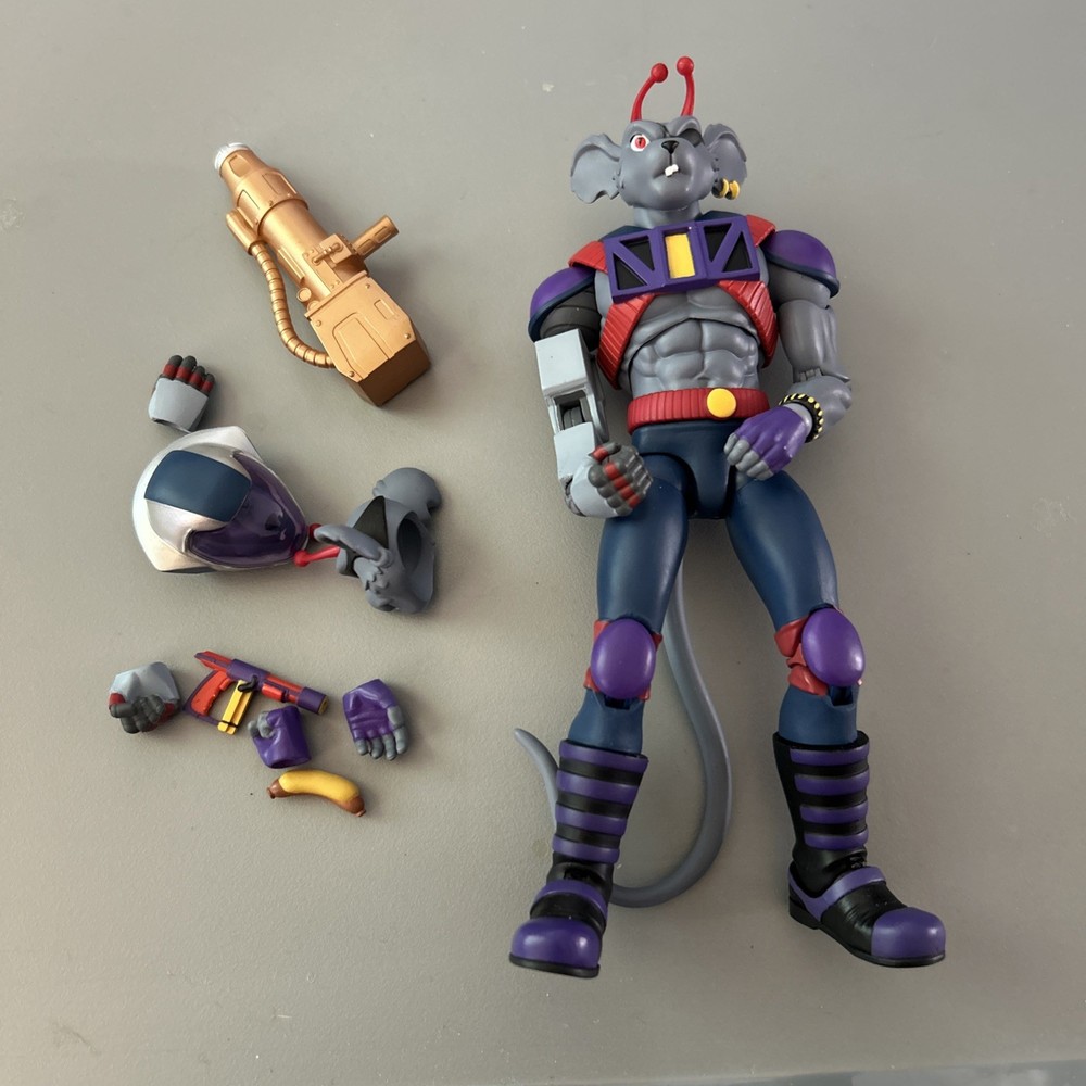 Biker Mice From Mars Throttle Modo Complete 7″ Figure Nacelle