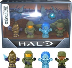 Little People Collector Halo Video Game Special Edition Set for Adults & Fans, 4