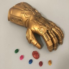 Thanos Infinity War Gauntlet w/LED Light Glove For Kid Size Avengers Costume Toy