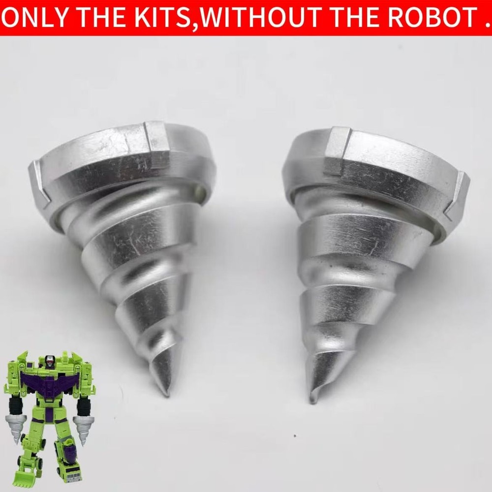 Drill Upgrade Kit with Rotating Bearing for 86 Combiner Action Figure