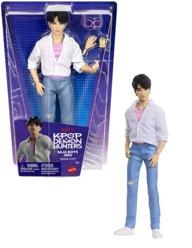 KPop Demon Hunters Saja Boys Jinu “Soda Pop” Doll PRESALE (SHIPS ON 7/30/26)