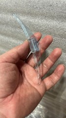 Clear Blue painted HAND Blade REPRO for Power Rangers Time Force Shadow Megazord