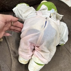 Vintage 1983 Kermit The Frog Stuffed Hasbro Softies Muppet Babies Plush Doll 12″
