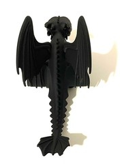 Toothless — How To Train Your Dragon 3D Printed Figure– Glow In the Dark Eyes