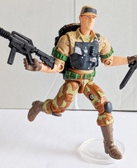 GI Joe Recondo v3 2003 Backpack Rifle Knife Spy Troops