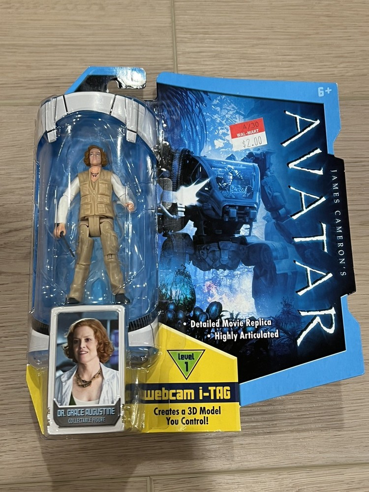 Avatar Dr. Grace Augustine Action Figure Webcam i-tag 4″ James Cameron’s 2009
