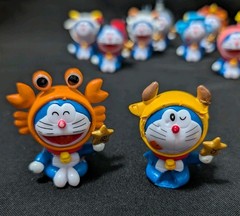 Doraemon Zodiac 11 Pcs Collectible Figures, Used