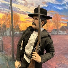 Wyatt Earp Sideshow Six Gun Legends 2001 1:6 Opened