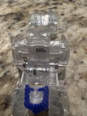 Bakugan New Vestroia BakuCrystal Verias 620G Clear Translucent B3 Blue Beard