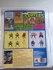 1988 Playmates TMTN Shredder (Soft Head) Series 1/ 10 Back Pop Up Display CAS 80