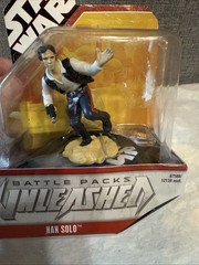 Star Wars Battle Packs Unleashed Han Solo Figurine 2007 Hasbro Sealed