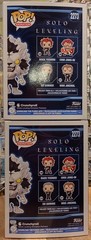 Funko Pop Solo Leveling Baek Yoonho (Silver Mane) #2273 Chase GITD Bundle New