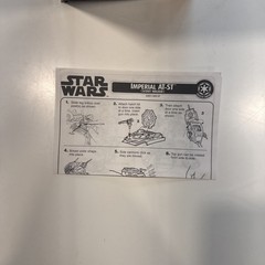 + 1995 Star Wars The Power of the Force Imperial AT-ST Scout Walker Box only!!!