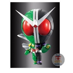 Tamashii Nations Chibi-Arts Kamen Rider W Cyclone Joker Figure 100mm New