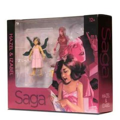 SAGA Hazel & Izabel, Alana & Marko, The Will and Lying Cat Action Figure 2-Pack