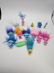Dreamworks Trolls Movie Mixed Lot of 12 Figures Toys Hasbro