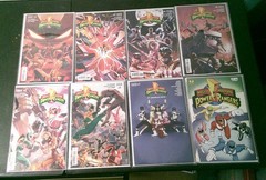 JASON DAVID FRANK SIGNED COMICS & Power Rangers X TMNT Figures Full Set Bundle