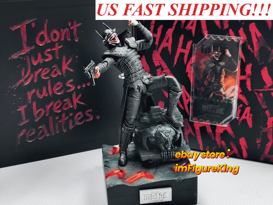 US SHIP – UPF LPZZ The Batman Who Laughs Dark Knights Metal 1/12 Action Figure