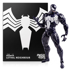 Mess Toys Venom Lethal Neighbor 1/12 Scale Symbiote Action Figure Toy